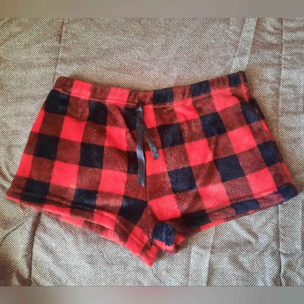 Women Buffalo plaid Pajama short